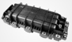 Inline enclosure Max 96 Fibres inc 4* 24way Splice Cassets