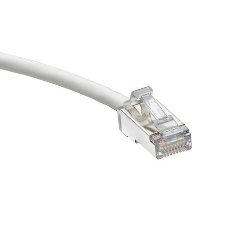 PATCH CORD CAT 6A HIGH-FLEX 10 FT (3.0M) WHITE
