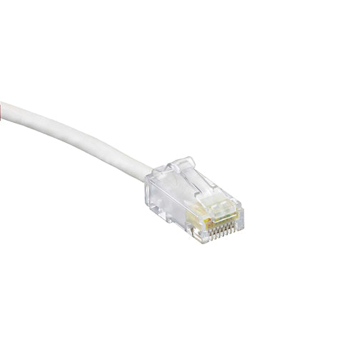PCORD CAT6 HIGH-FLEX 1 FT (0.30M) WH