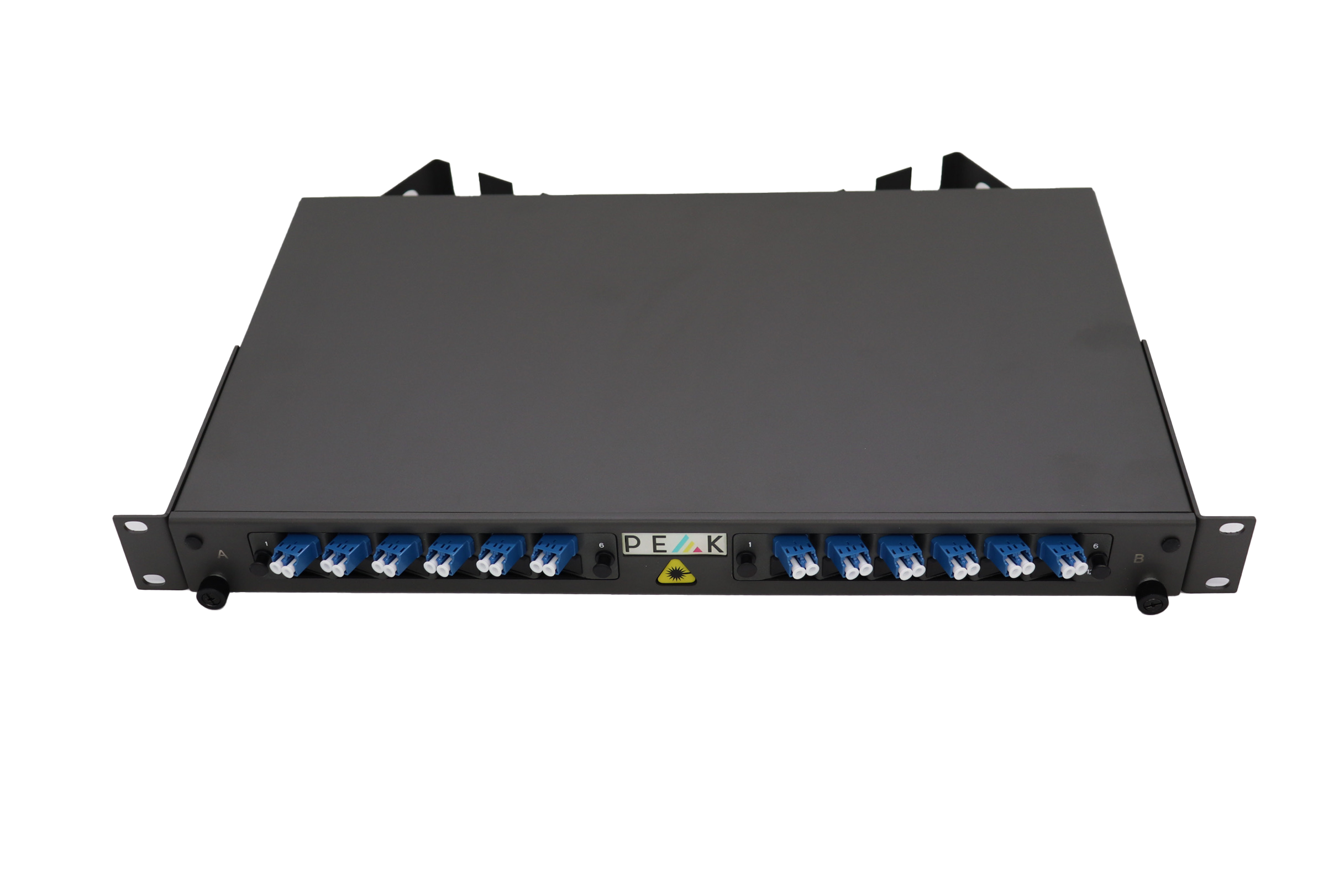MPO Loaded Cassette 24 Port LC OS2 Angled Right