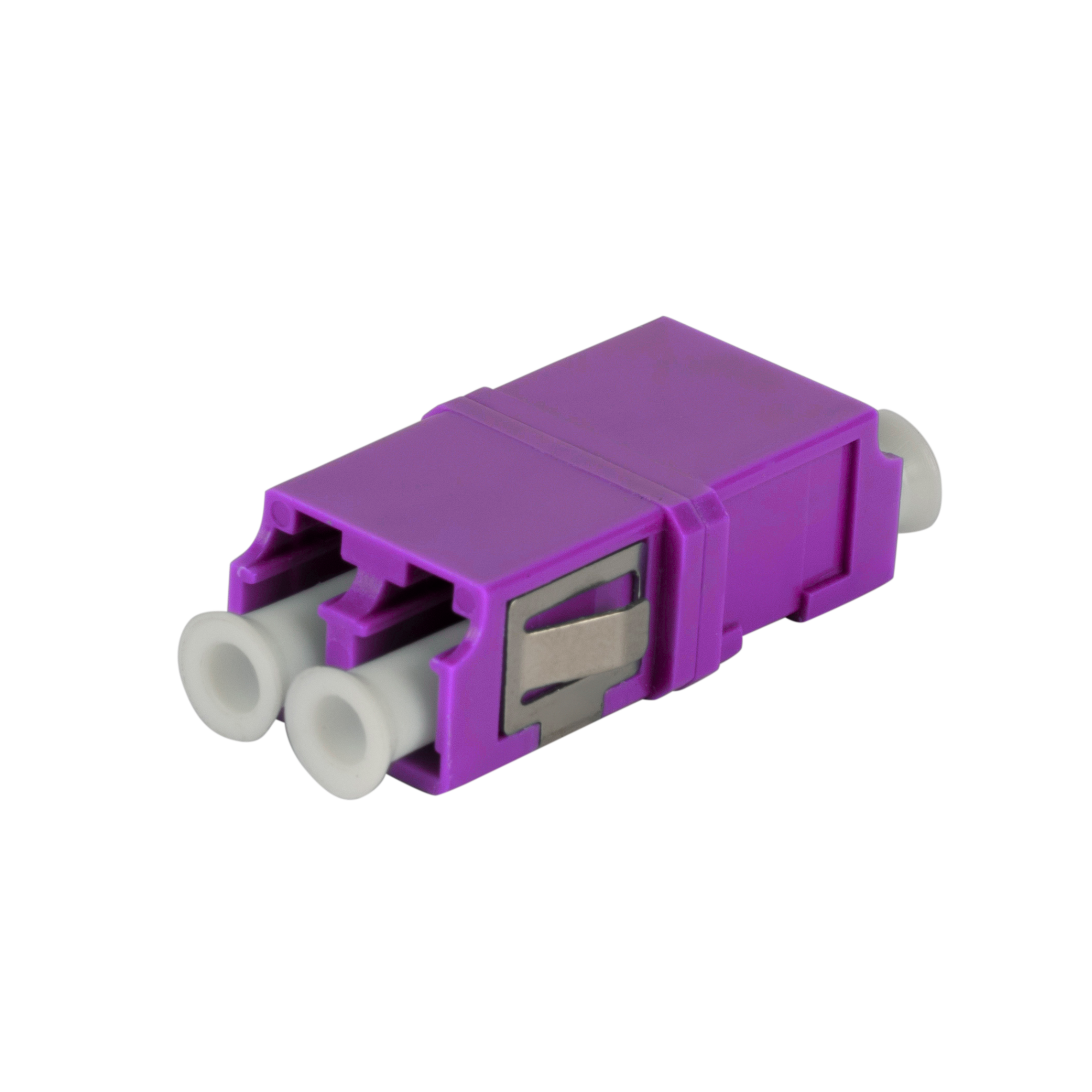 Adapter: LC Duplex OM4 Reduced Flange,IL≤0.15dB Heather Violet