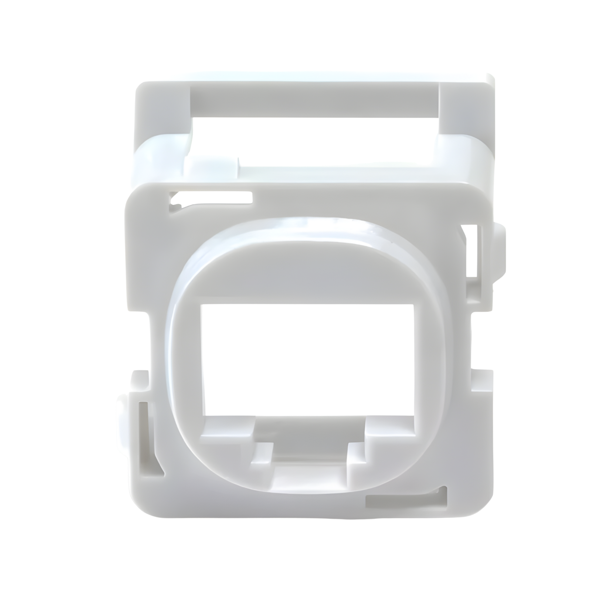 RJ45 Clipsal Bezel - White (Pack of 10)