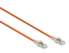2Mt C6A F/UTP Patchlead Orange Snagless LSZH Slim