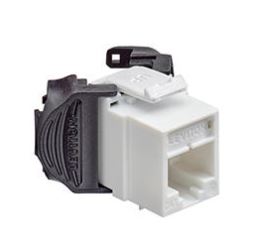 Leviton AXO Cat 6 UTP Jack White Tool-free