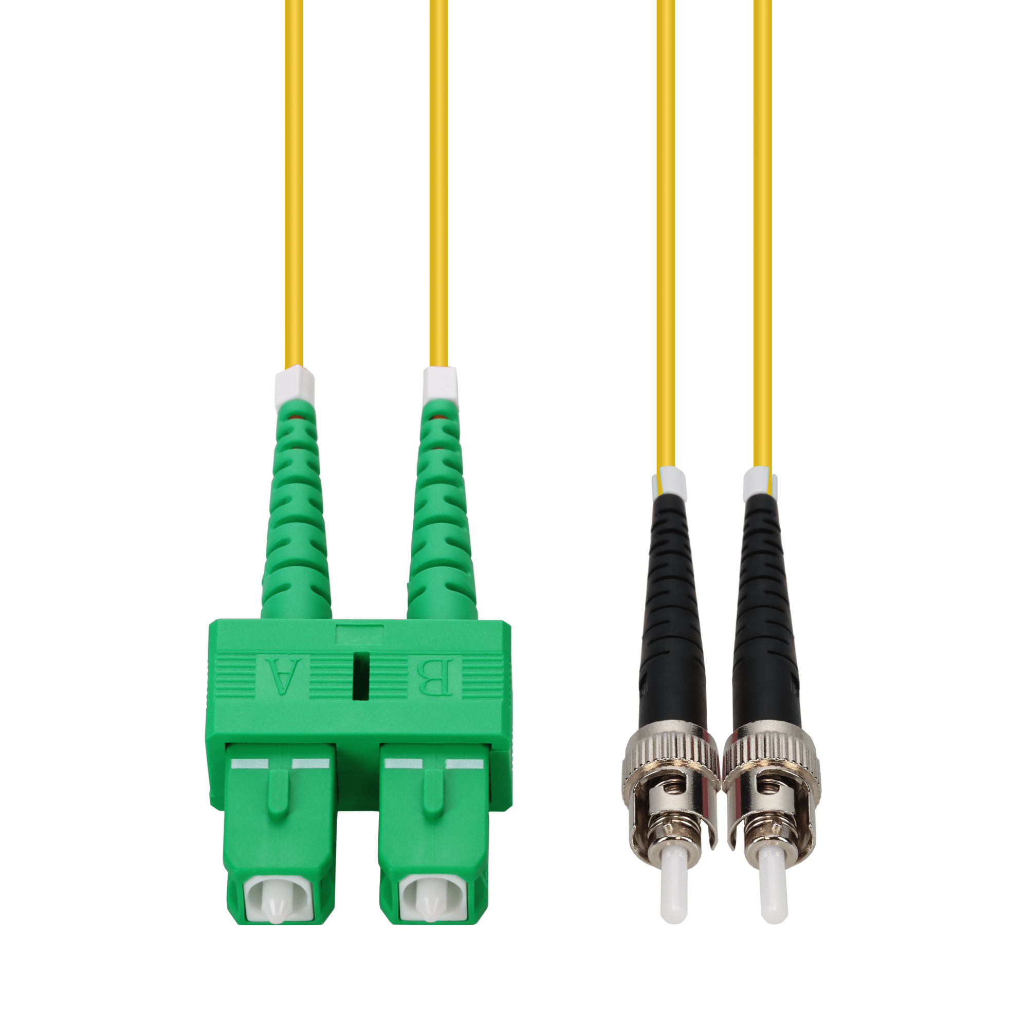 Patch Lead 50m OS2 G657A2 SCA-ST Duplex Yellow 2mm LSZH