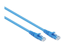 1Mt C6 UTP Patchlead Blue Snagless LSZH