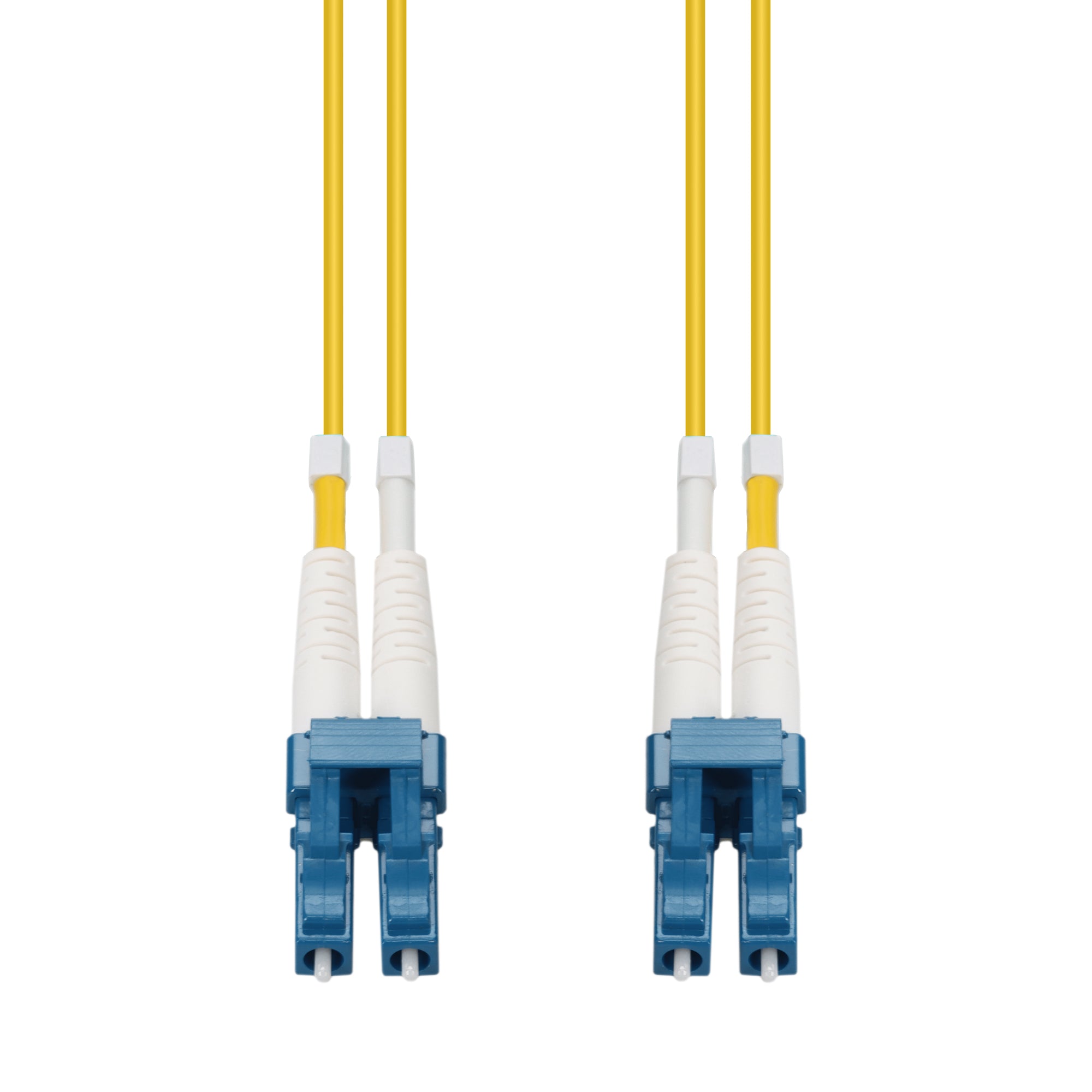 Patch Lead 0.5m OS2 G657A2 LC-LC Duplex Yellow 3mm LSZH