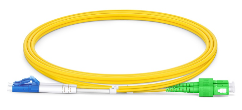 Patch Lead: OS2 G657A2 SCA-LC Duplex Yellow 2mm LSZH