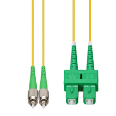 Patch Lead 15m OS2 G657A2 FCA-SCA Duplex Yellow 2mm LSZH