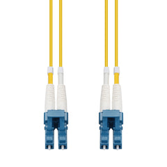 Patch Lead 130m OS2 G657A2 LC-LC Duplex Yellow 2mm LSZH, On Reel