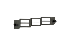 Faceplate SC Duplex 6P 1-12 Angled Left