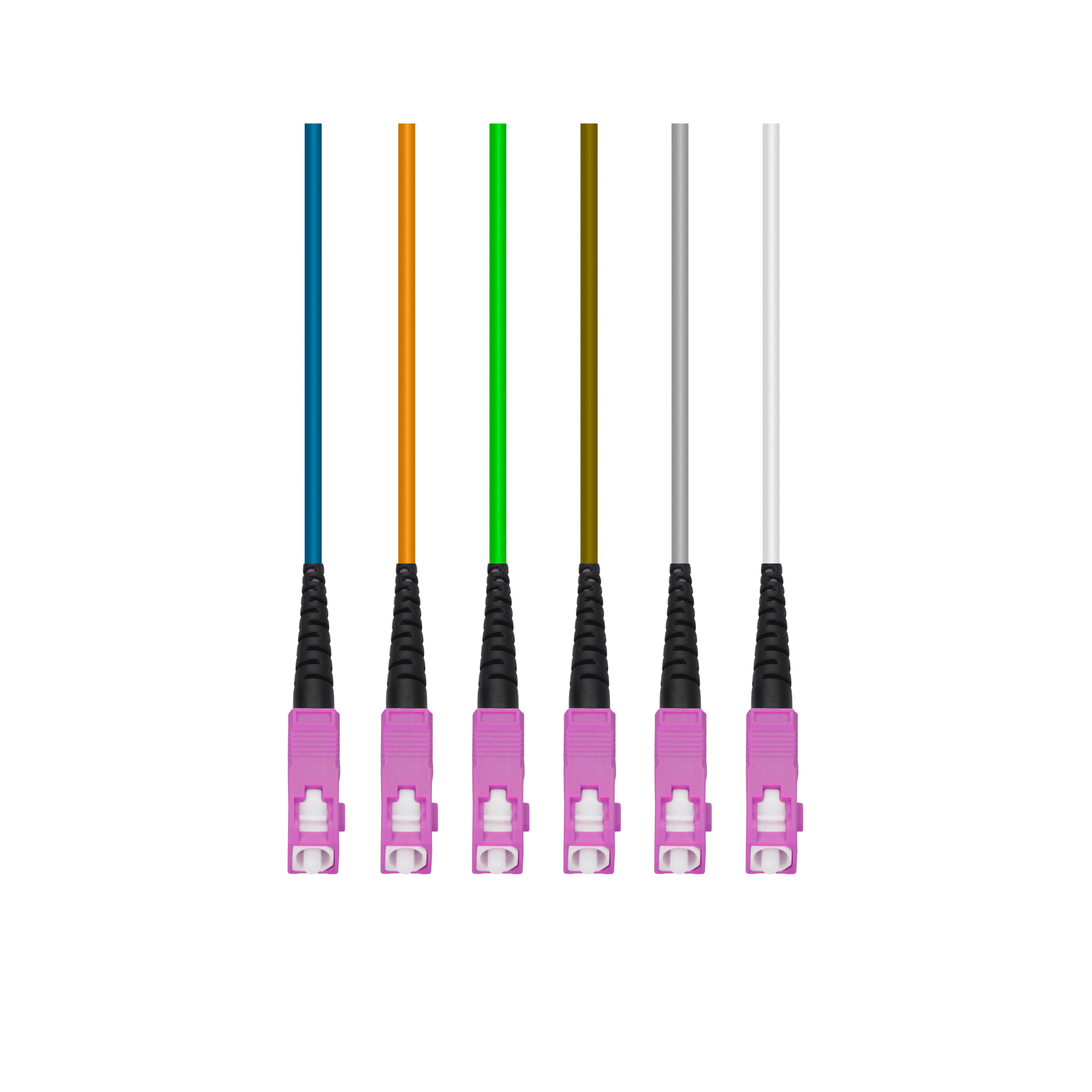 Pigtails: SC Multi Mode OM4 2m LSZH - 6 pack – Peak Fibre