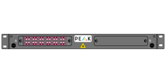 Loaded 1RU Sliding 2 panel 24F LC Inc Adapters & Pigtails OM4
