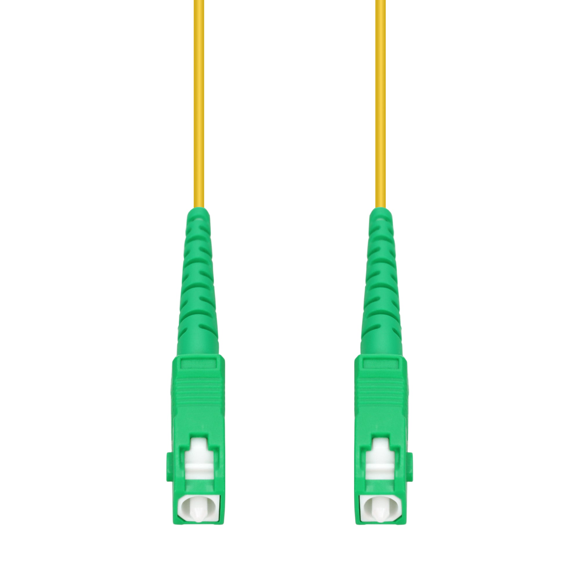 Patch lead 1m OS2 G657S2 SCA-SCA Simplex Yellow 3mm LSZH