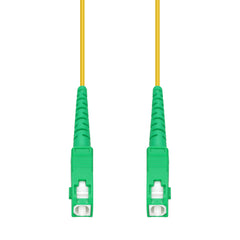 Patch lead 1m OS2 G657S2 SCA-SCA Simplex Yellow 3mm LSZH