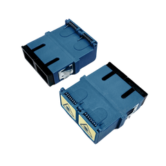 Adapter: SC Duplex OS1/2 Reduced Flange,IL≤0.15dB with Shutter, Blue