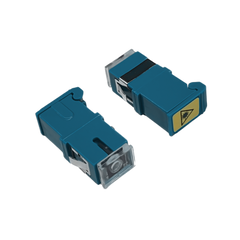 Adapter: SC Simplex OS1/2 Reduced Flange,IL≤0.15dB with Shutter, Blue