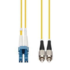 Patch Lead 17.5m OS2 G657A2 FC-LC Duplex Yellow 2mm LSZH