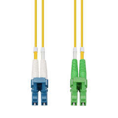 Patch Lead 15m OS2 G657A2 LC-LCA Duplex Yellow 2mm LSZH