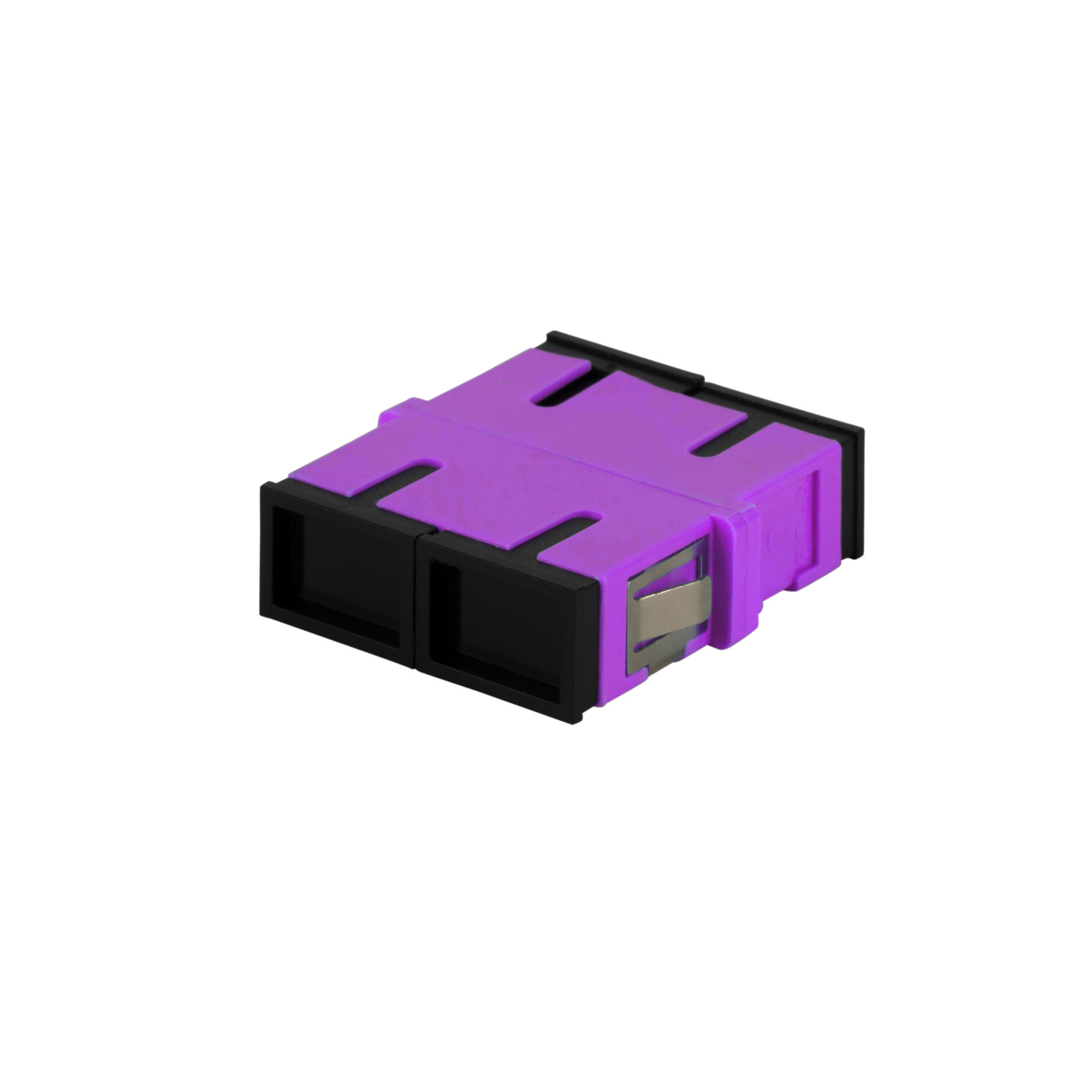 Adapter: SC Duplex OM4 Reduced Flange,IL≤0.15dB, Heather Violet