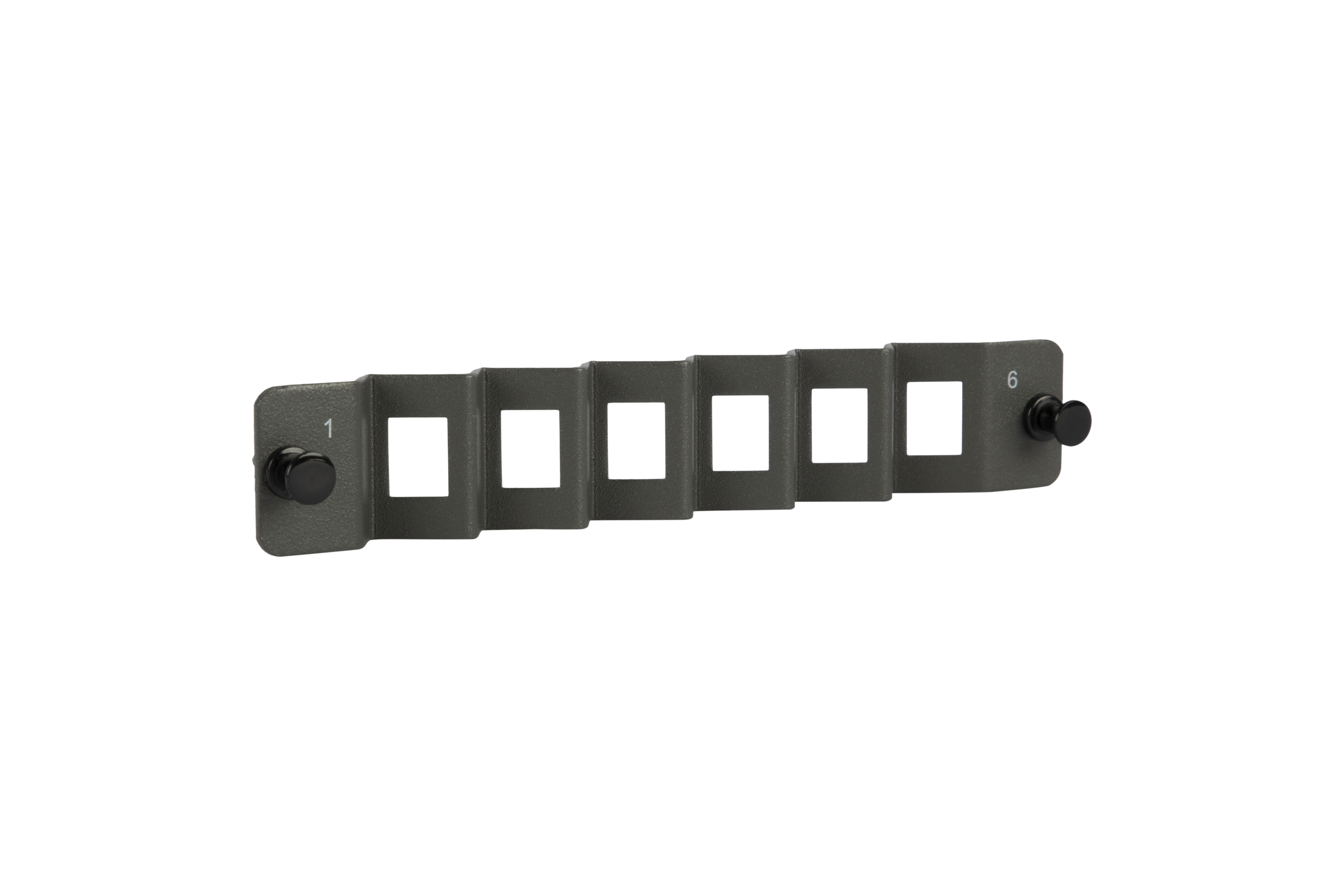 Faceplate SC/LCD 1-6 Angled Left