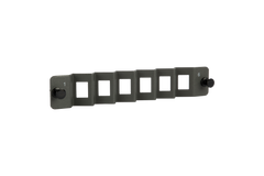 Faceplate SC/LCD 1-6 Angled Left