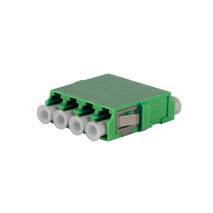 Adapter: LC APC Quad OS1/2 Reduced Flange,IL≤0.15dB Green