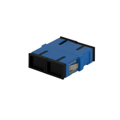 Adapter : SC Duplex OS1/2 Reduced Flange,IL≤0.15dB, Blue