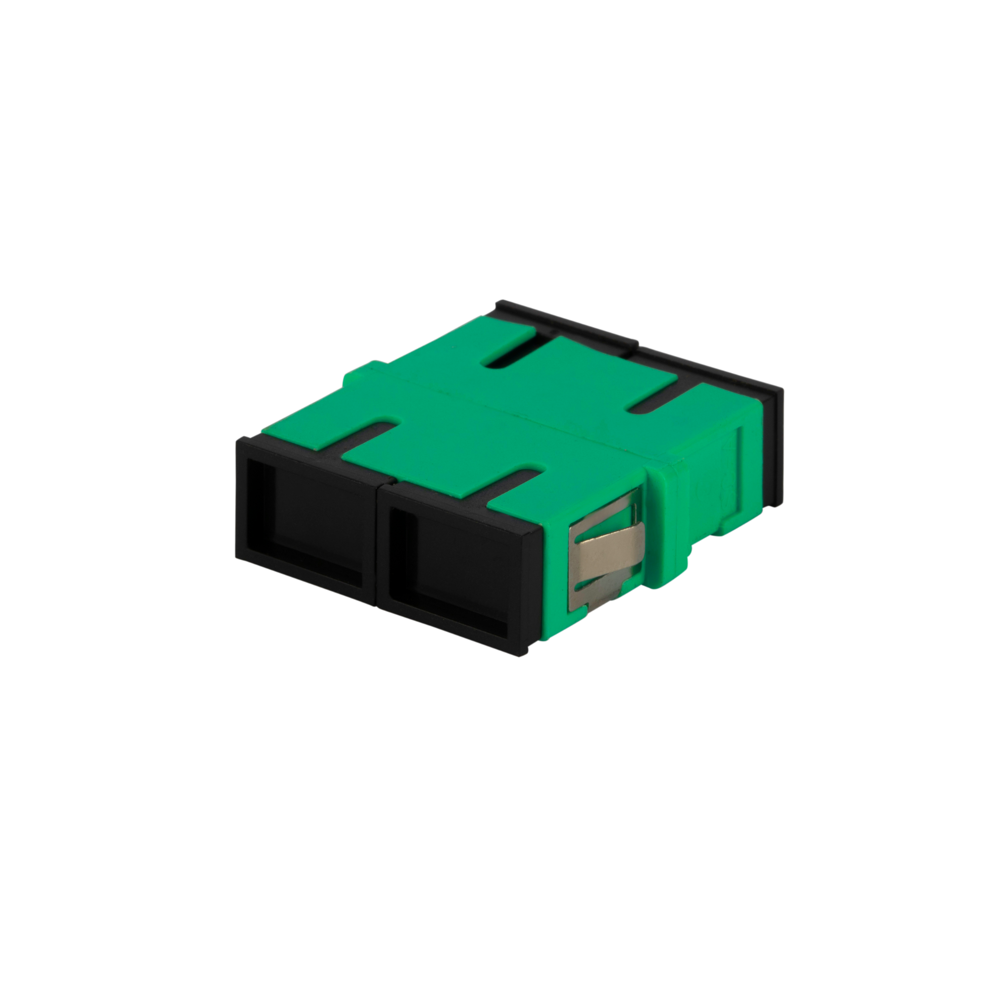 Adapter: SC APC Duplex OS1/2 Reduced Flange,IL≤0.15dB, Green