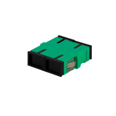 Adapter: SC APC Duplex OS1/2 Reduced Flange,IL≤0.15dB, Green