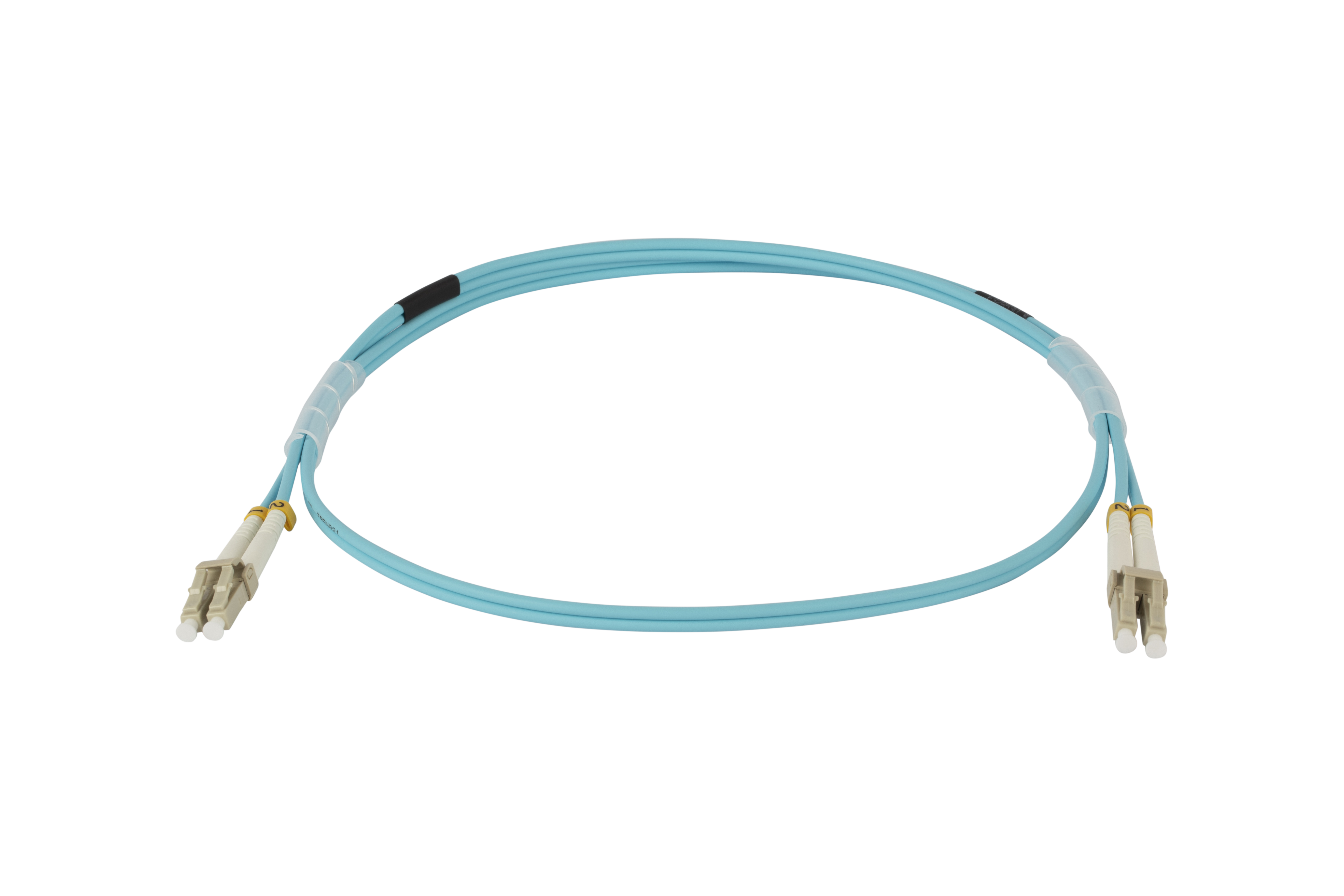 Patch Lead: 50m OM4 LC-LC Aqua