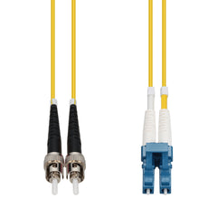 Patch Lead 20m OS2 G657A2 LC-ST Duplex Yellow 2mm LSZH