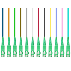 Pigtails: SCA Single Mode OS2 G657A2 2m LSZH - 12 pack
