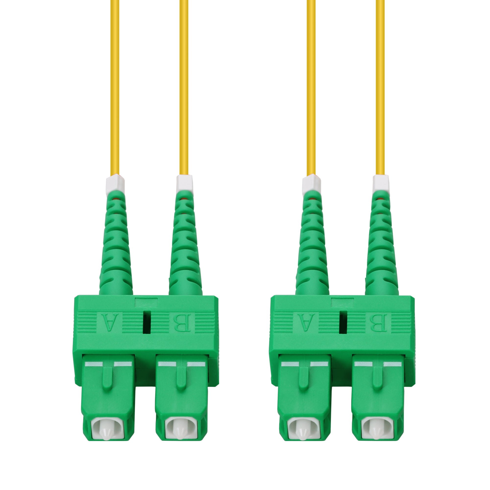 Patch Lead 15m OS2 G657A2 SCA-SCA Duplex Yellow 2mm LSZH