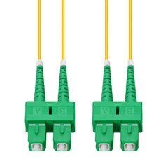 Patch Lead 15m OS2 G657A2 SCA-SCA Duplex Yellow 2mm LSZH
