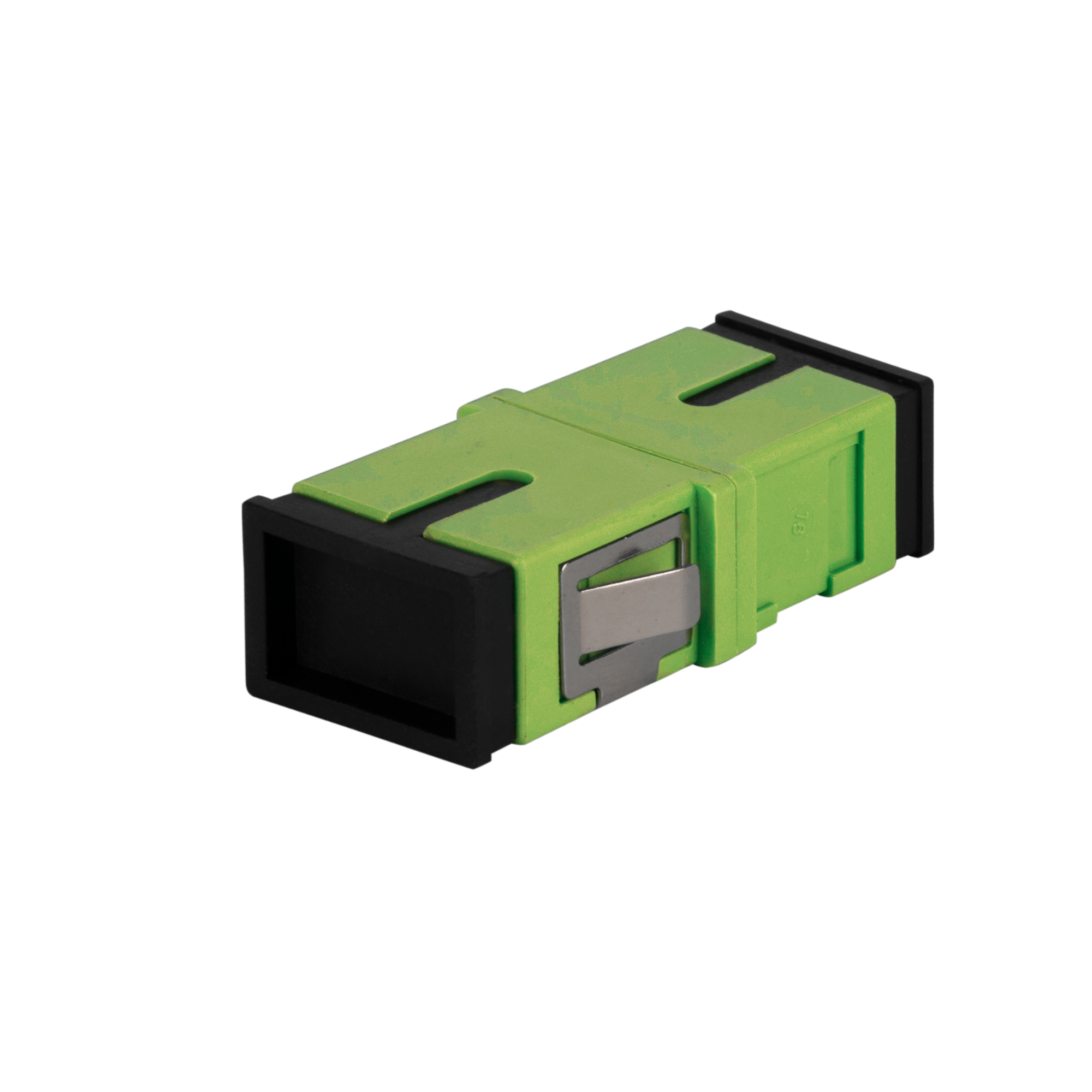 Adapter: SC Simplex OM5 Reduced Flange,IL≤0.15dB, Lime Green