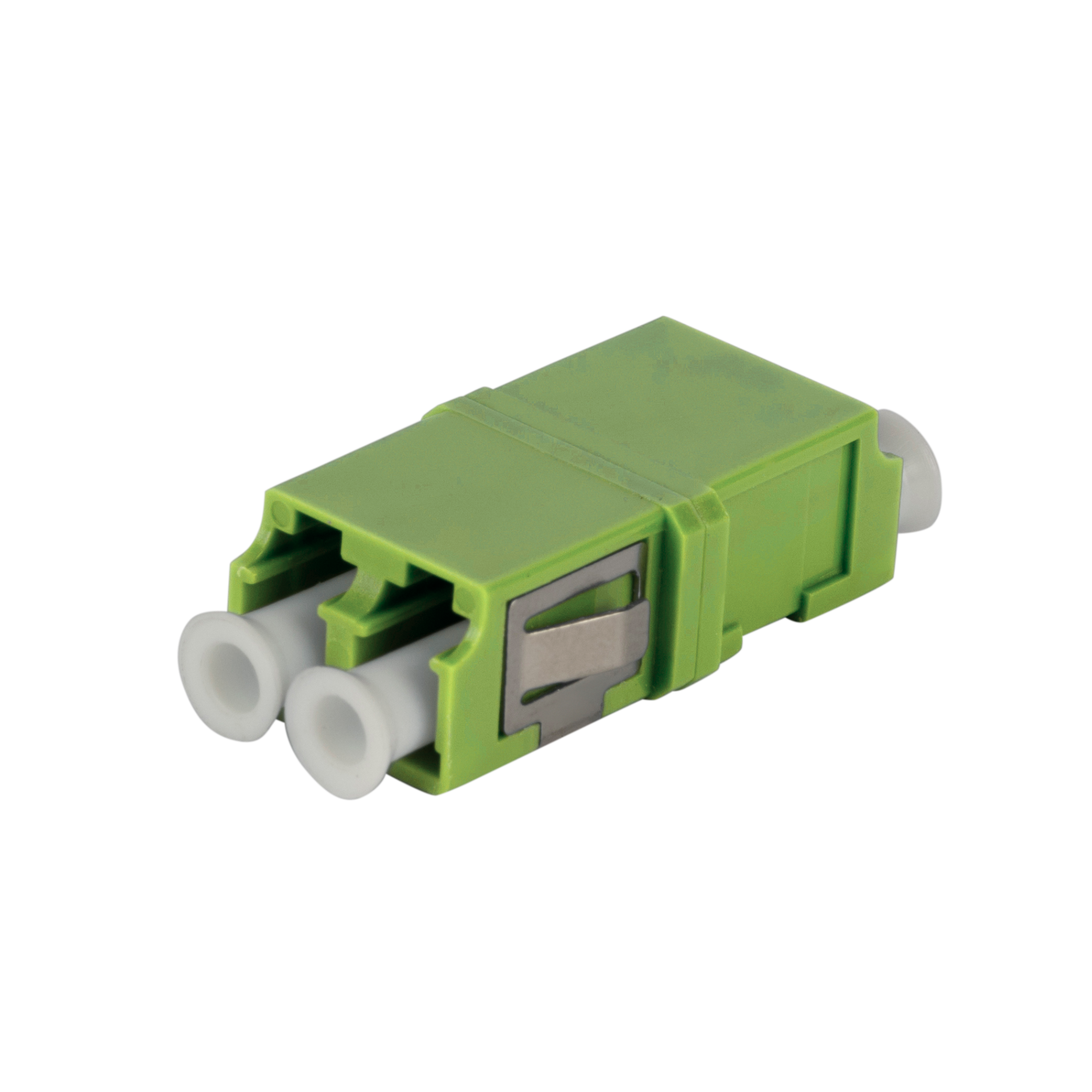 Adapter: LC Duplex OM5 Reduced Flange,IL≤0.15dB Lime Green