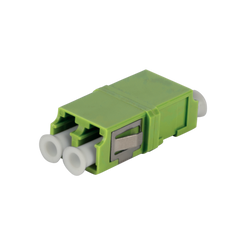 Adapter: LC Duplex OM5 Reduced Flange,IL≤0.15dB Lime Green