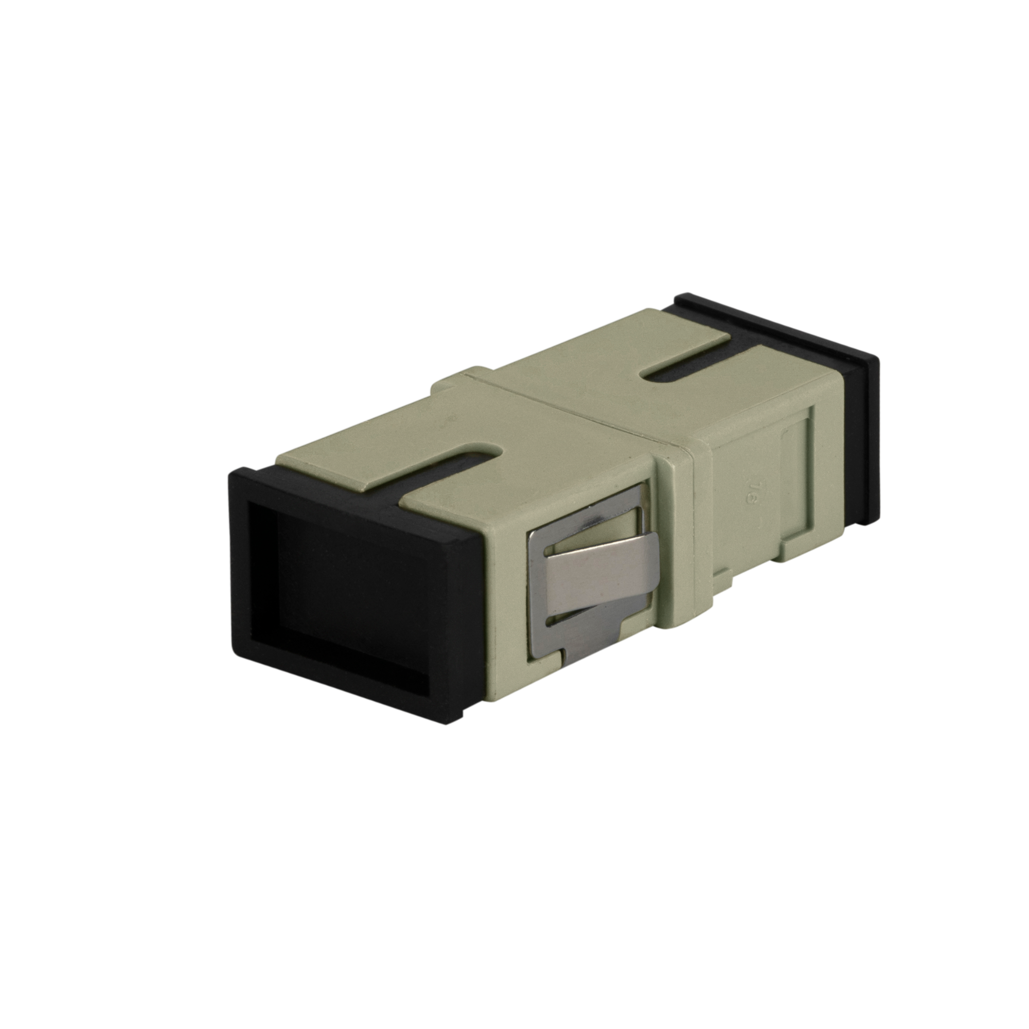 Adapter: SC Simplex OM1 Reduced Flange,IL≤0.15dB, Beige