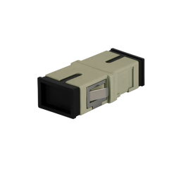 Adapter: SC Simplex OM1 Reduced Flange,IL≤0.15dB, Beige