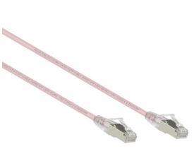 2Mt C6A F/UTP Patchlead Pink Snagless LSZH Slim