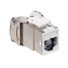 LEVITON Atlas-X1 Cat 6A STP Jack W/Shutter - WHITE