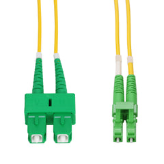 Patch Lead 40m OS2 G657A2 SCA-LCA Duplex Yellow Armoured 2mm LSZH