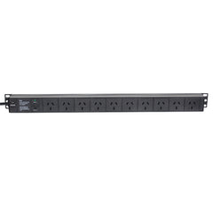 10-WAY VERTICAL AU POWER RAIL WITH 10A PLUG