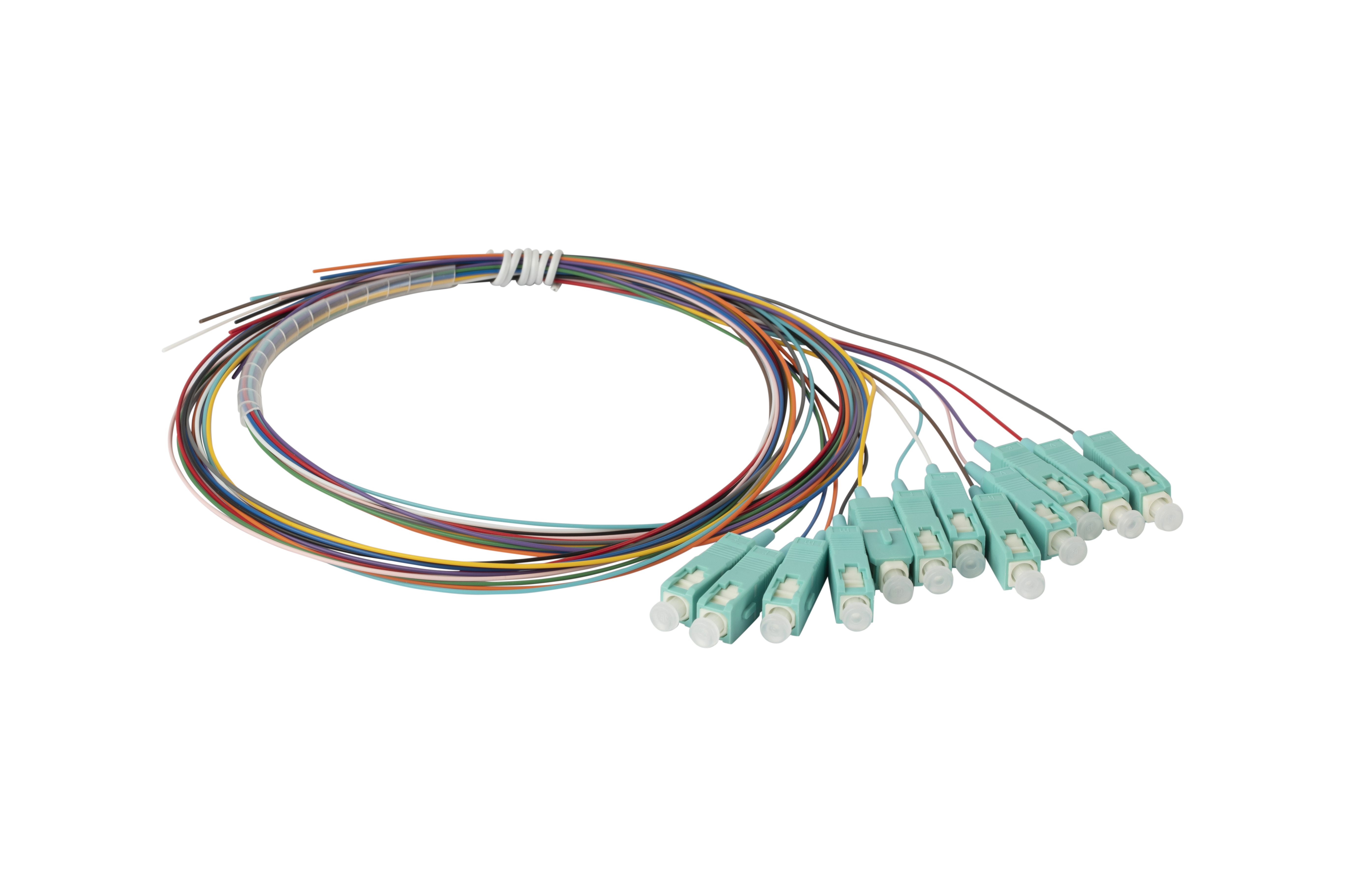 Pigtails: SC Multi Mode OM3 2m LSZH - 12 pack