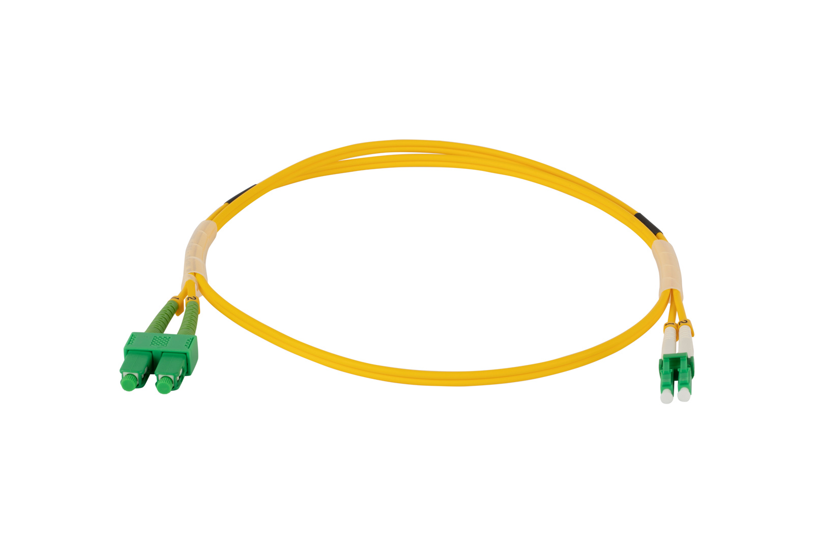 Patch Lead: 1m OS2 SCA-LCA Yellow